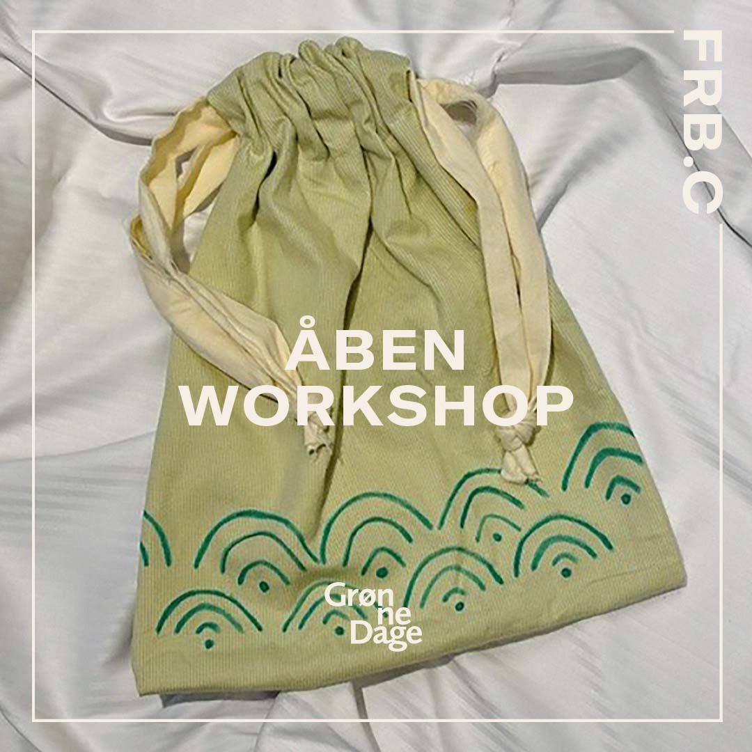 Kig forbi den åbne workshop og sy og dekorer din egen stofpose